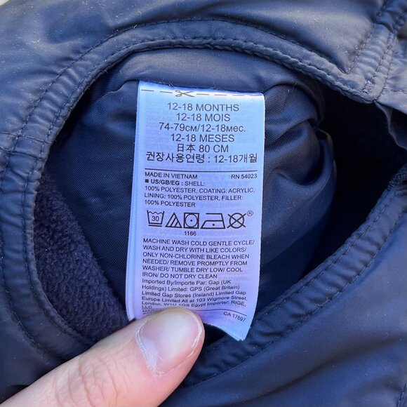 Gap Snow Pants 12-18 Months - Picture 7 of 7